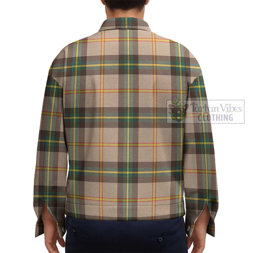Saskatchewan Province Canada Tartan Unisex Lapel Cotton Jacket - Tartan Vibes Clothing