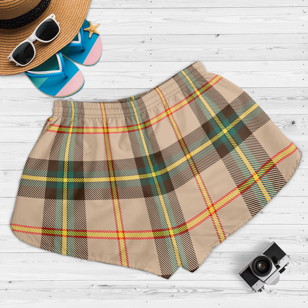 saskatchewan-province-canada-tartan-womens-shorts