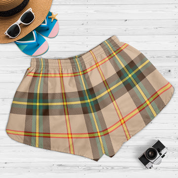 saskatchewan-province-canada-tartan-womens-shorts