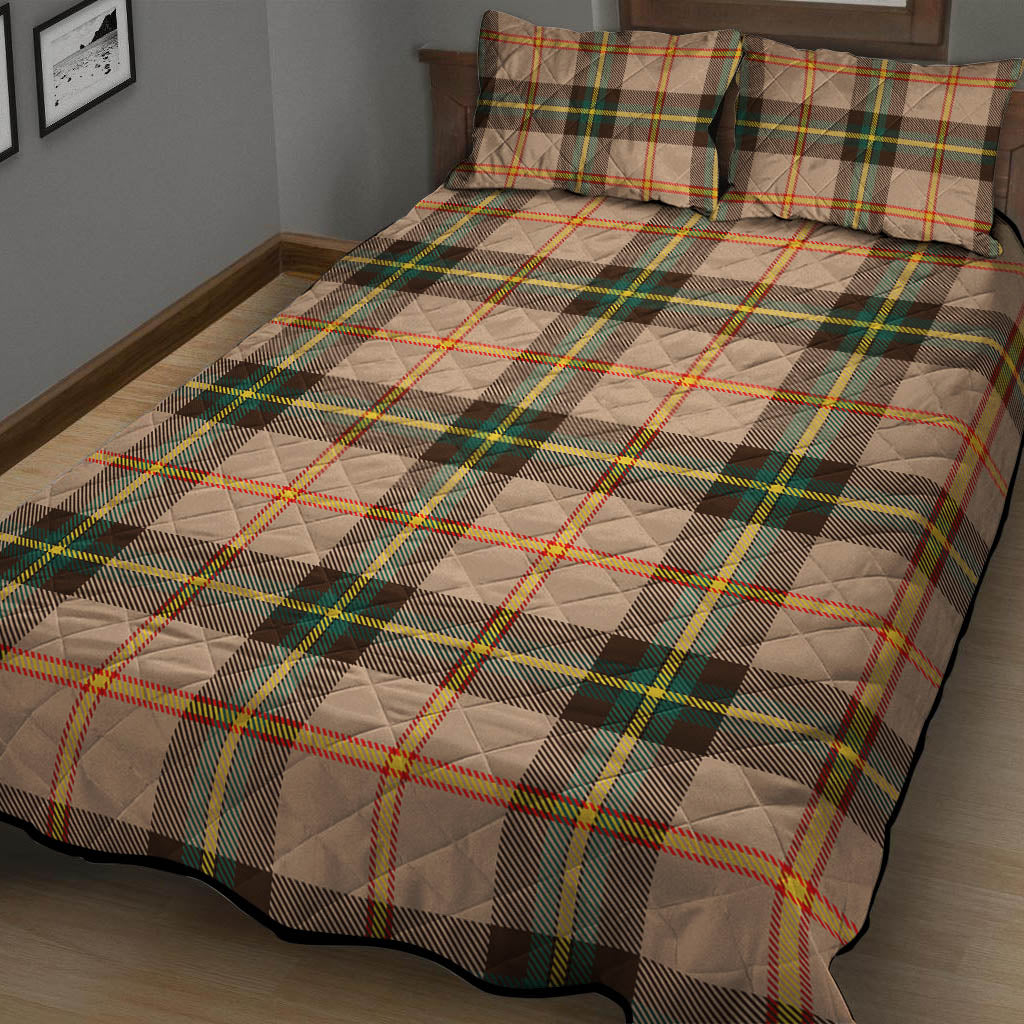 Saskatchewan Province Canada Tartan Quilt Bed Set - Tartanvibesclothing Shop