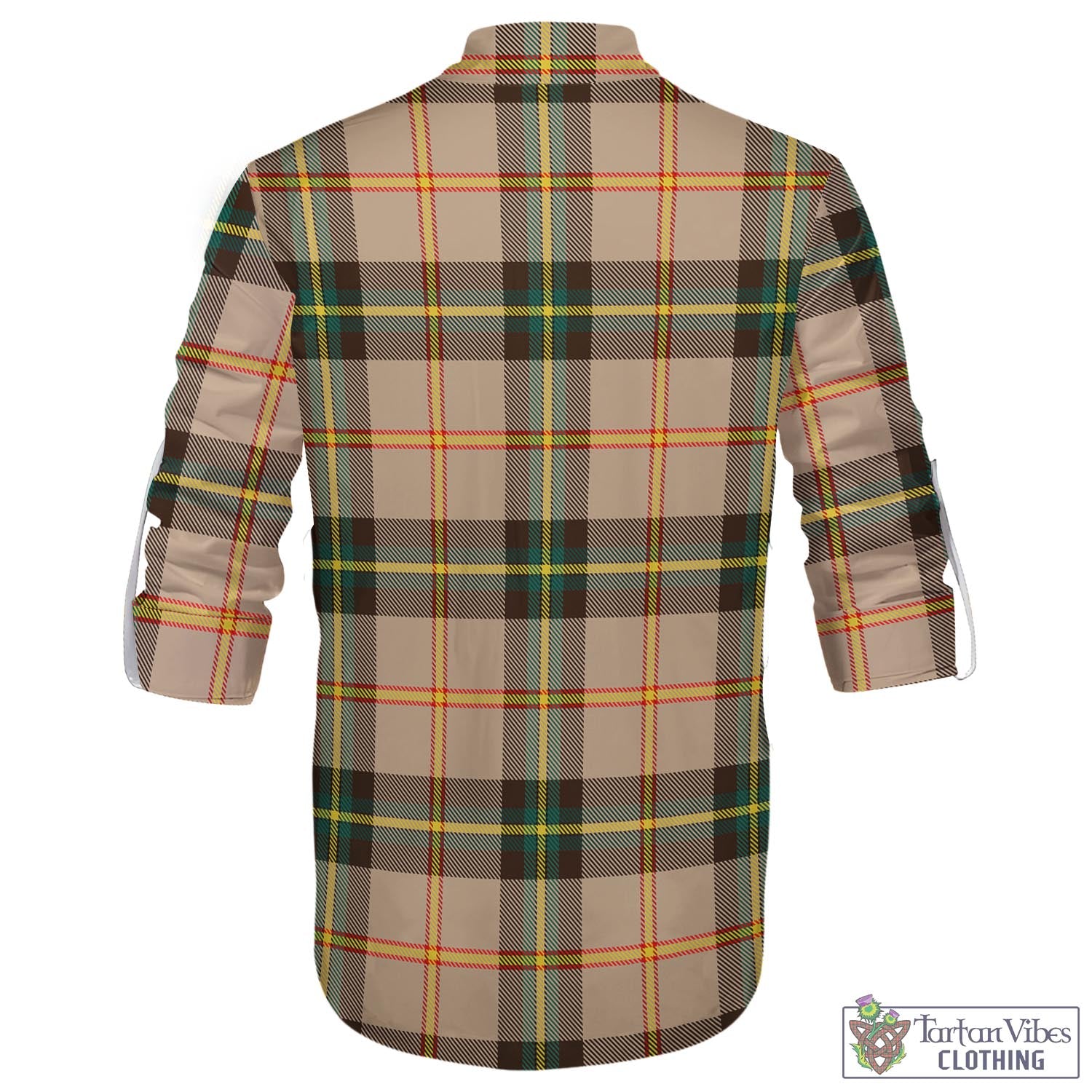 Tartan Vibes Clothing Saskatchewan Province Canada Tartan Men's Scottish Traditional Jacobite Ghillie Kilt Shirt