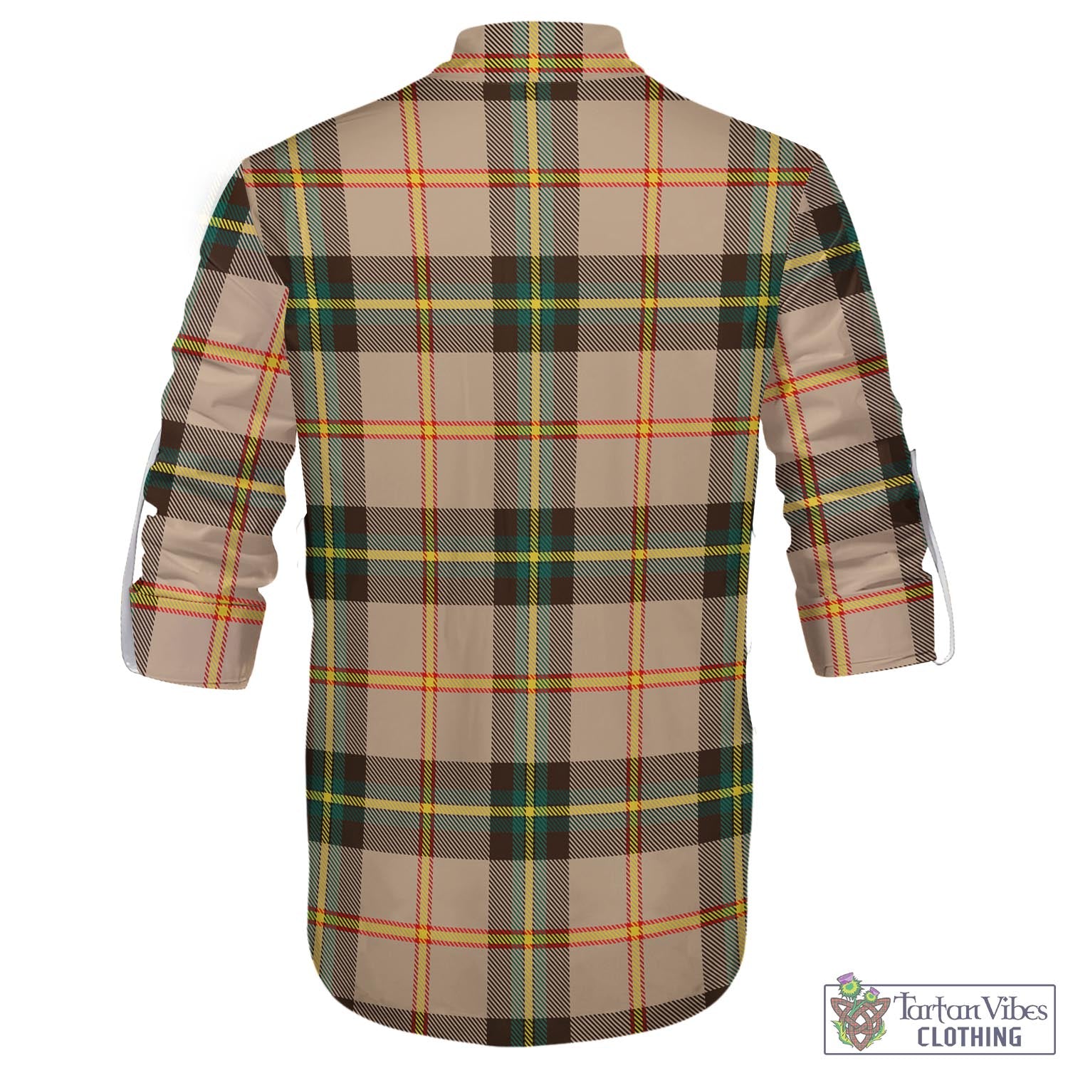 Saskatchewan Province Canada Tartan Men's Scottish Traditional Jacobite Ghillie Kilt Shirt - Tartan Vibes Clothing