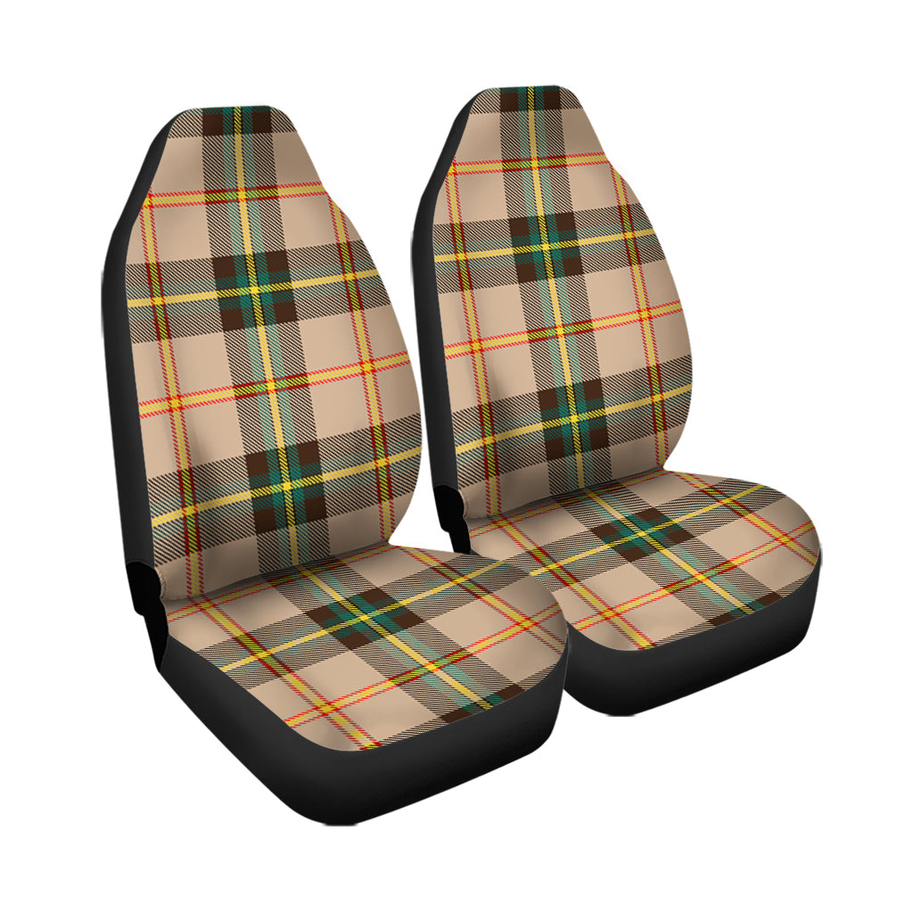 Saskatchewan Province Canada Tartan Car Seat Cover - Tartanvibesclothing