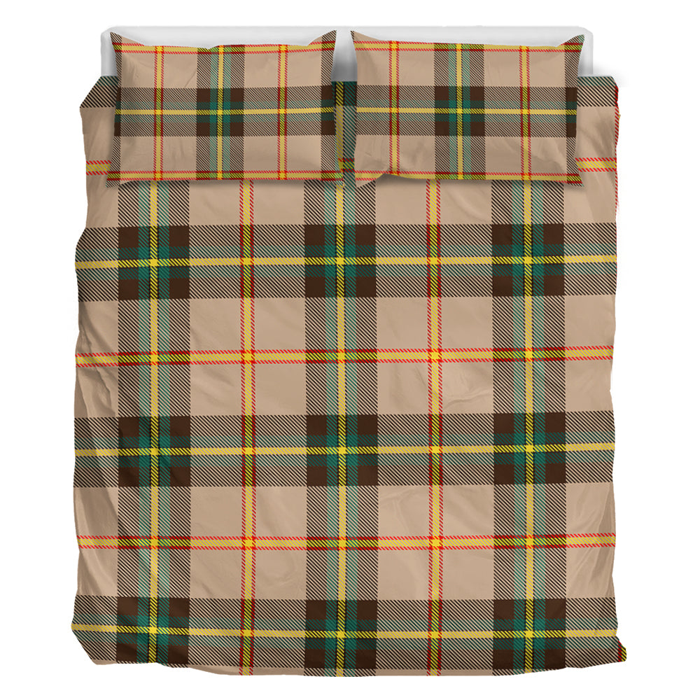 saskatchewan-province-canada-tartan-bedding-set