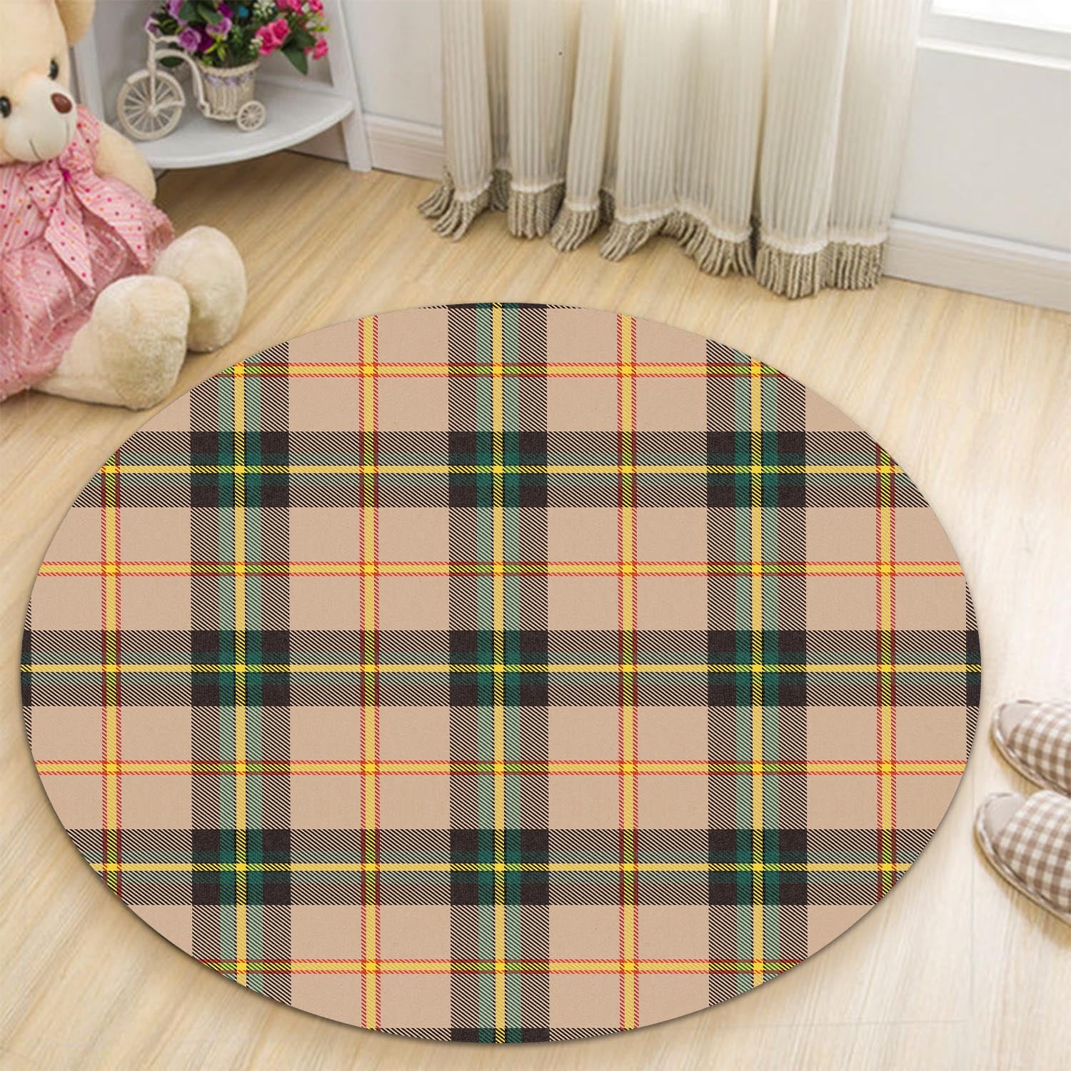 saskatchewan-province-canada-tartan-round-rug