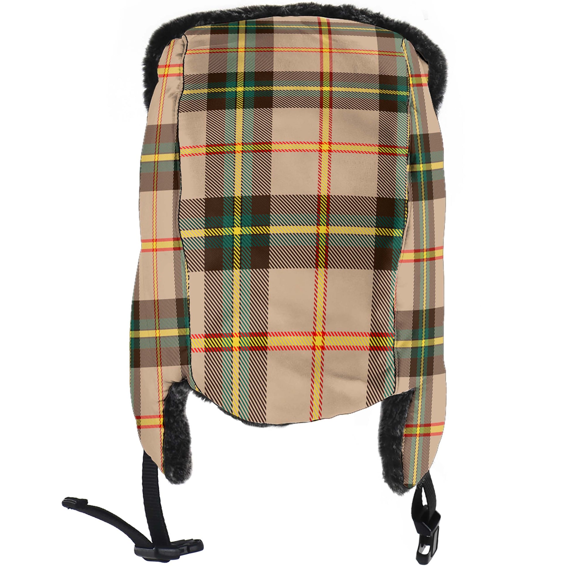 Saskatchewan Province Canada Tartan Winter Trapper Hat - Tartanvibesclothing