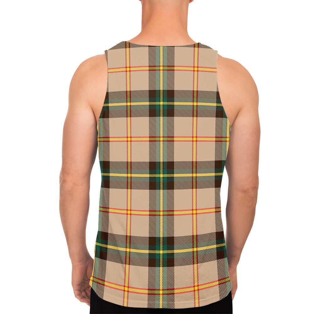 Saskatchewan Province Canada Tartan Mens Tank Top - Tartan Vibes Clothing