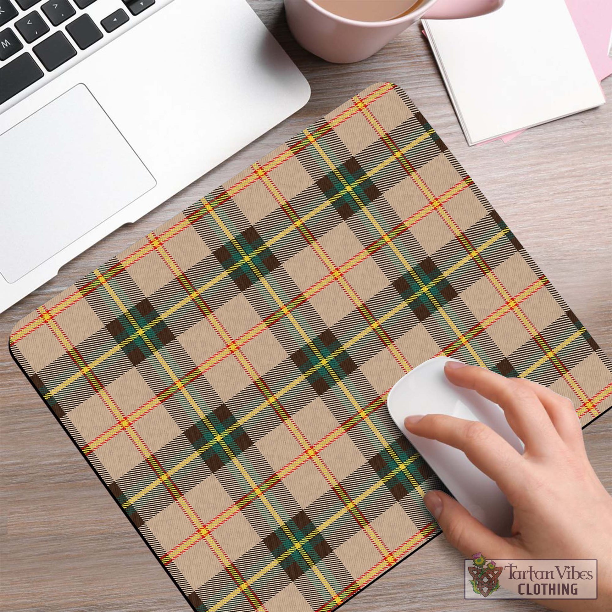 Tartan Vibes Clothing Saskatchewan Province Canada Tartan Mouse Pad