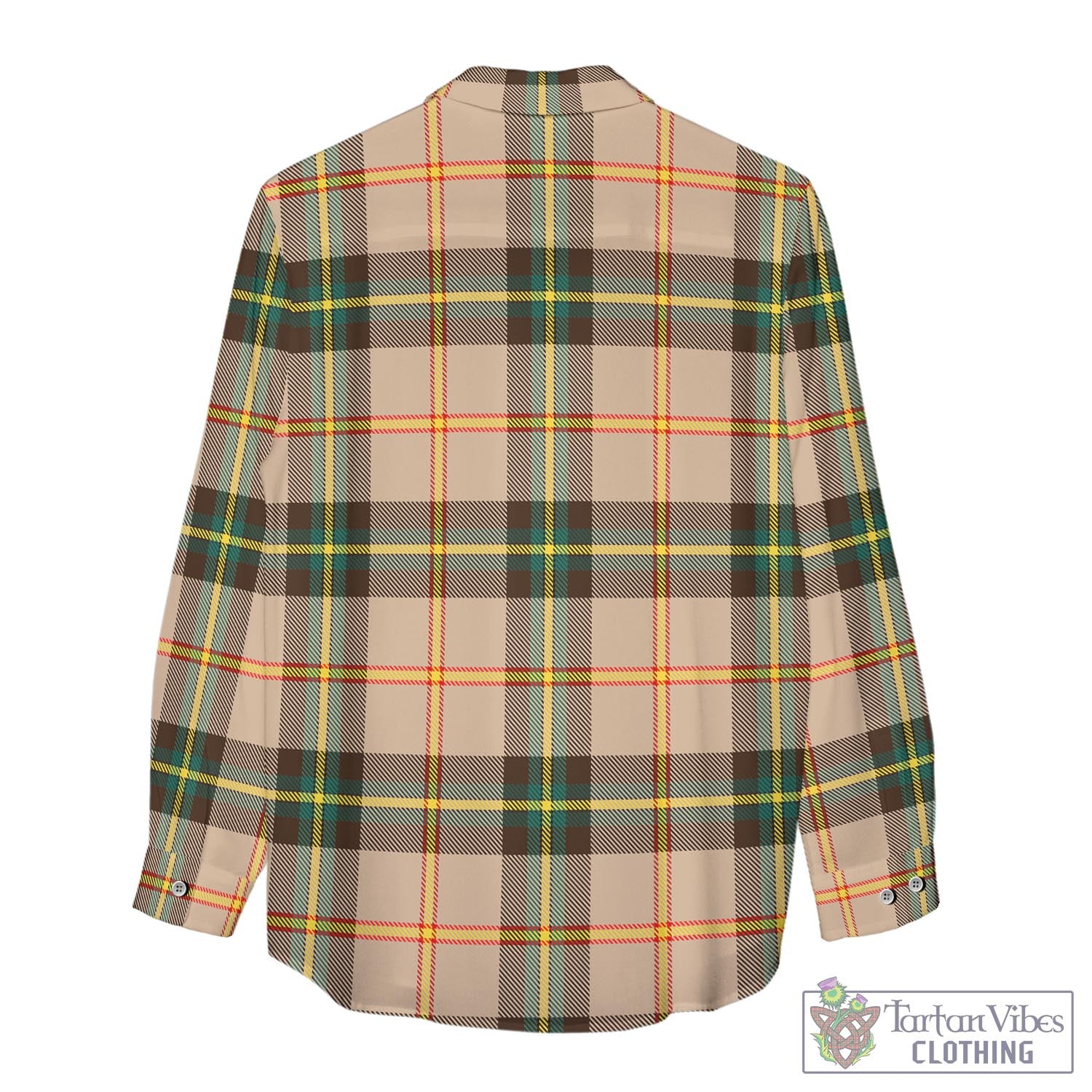 Saskatchewan Province Canada Tartan Womens Casual Shirt