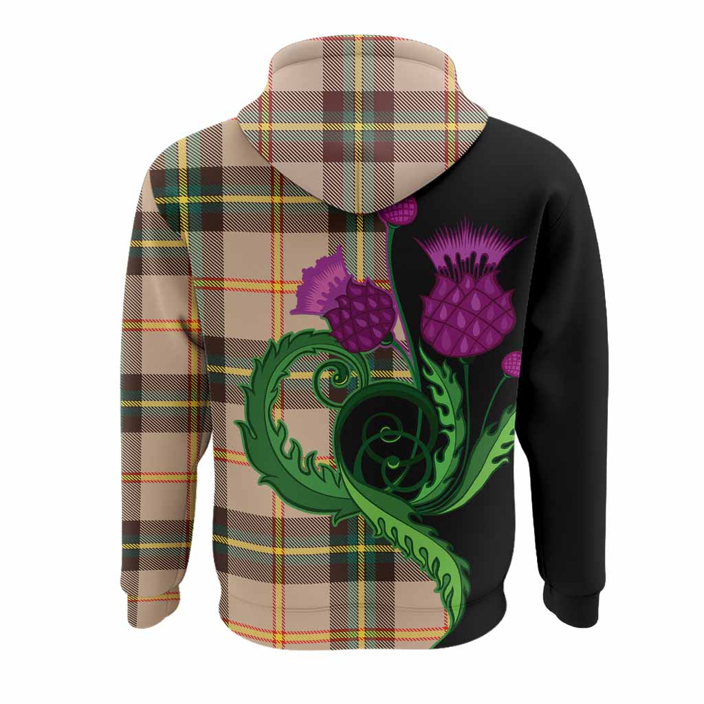 Saskatchewan Province Canada Tartan Hoodie Traditional Scottish Thistle