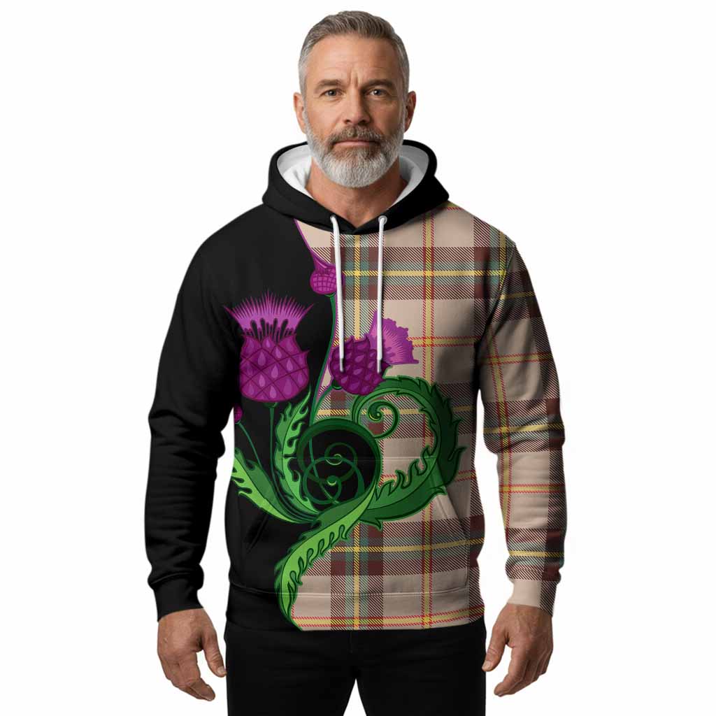 Saskatchewan Province Canada Tartan Hoodie Traditional Scottish Thistle