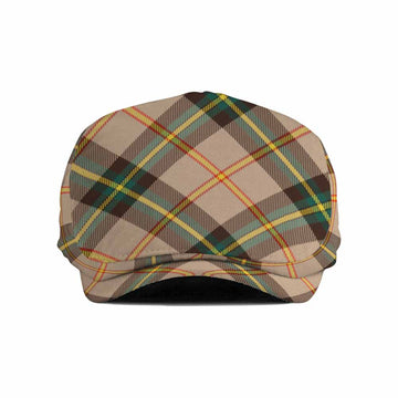 Saskatchewan Province Canada Tartan Flat Cap, Jeff Cap Cross Style