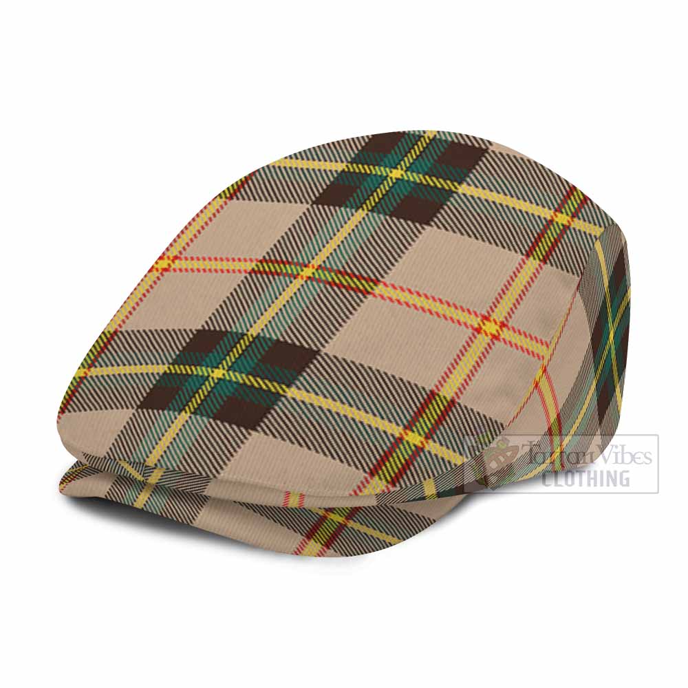 Saskatchewan Province Canada Tartan Jeff Cap, Tartan Flat Cap