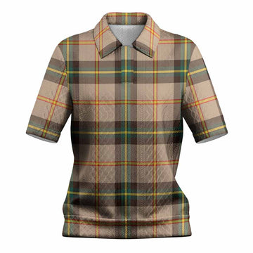 Saskatchewan Province Canada Tartan Women’s Polo Sweater Top