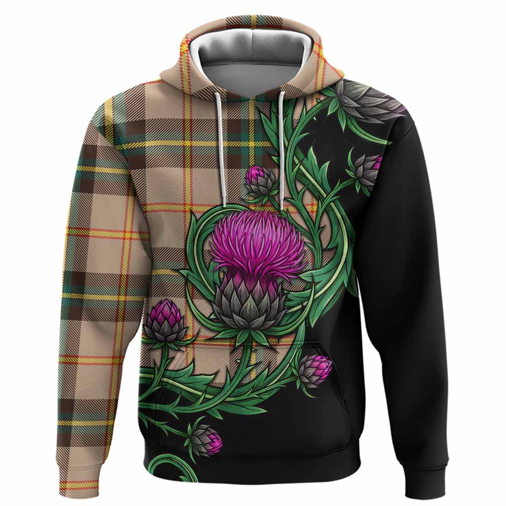 Saskatchewan Tartan Hoodie Resilient Scottish Thistle