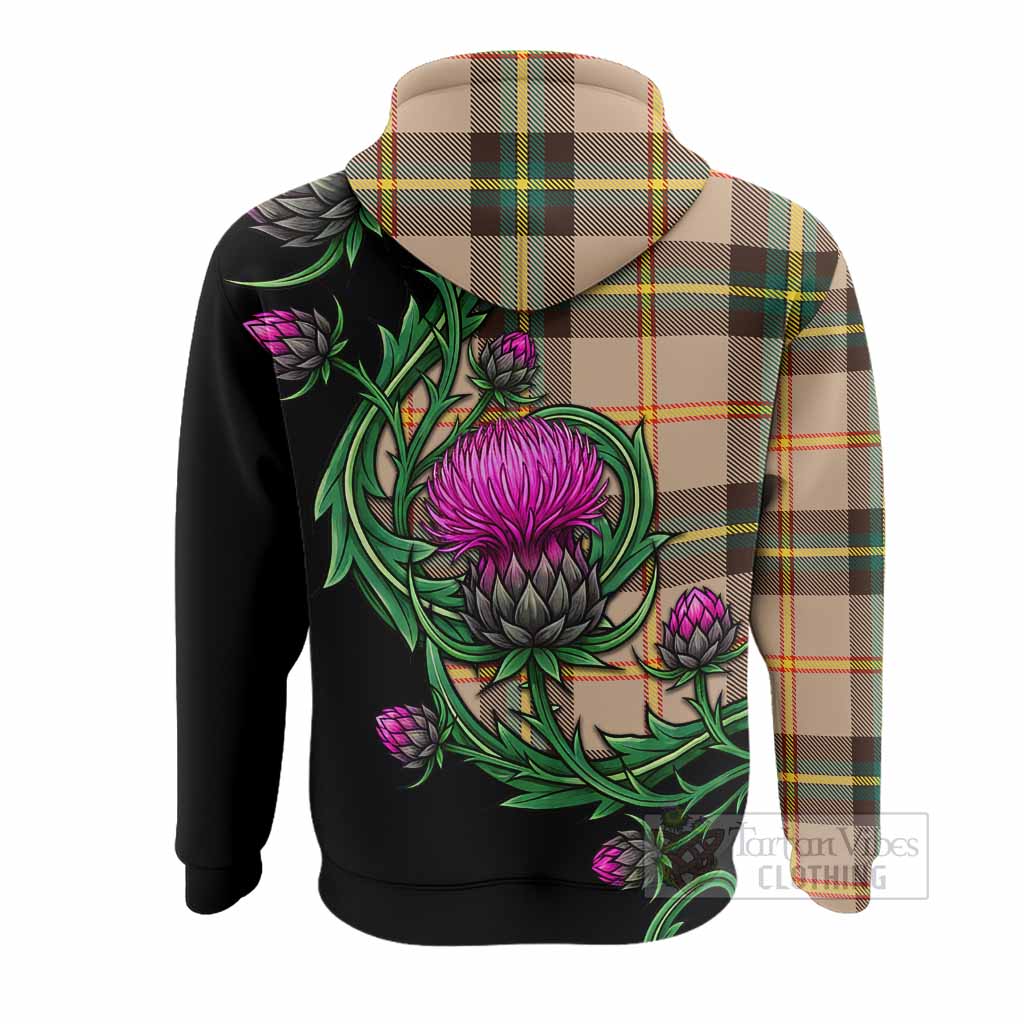Saskatchewan Tartan Hoodie Resilient Scottish Thistle
