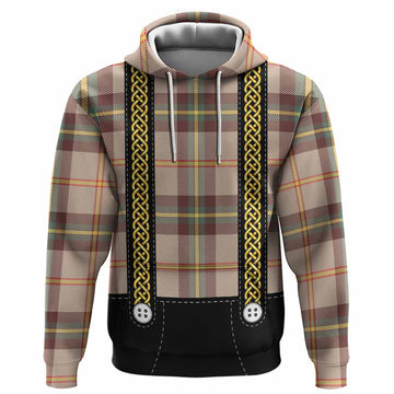Saskatchewan Tartan Lederhosen Costume Hoodie Scotland Celtic Knot Motif