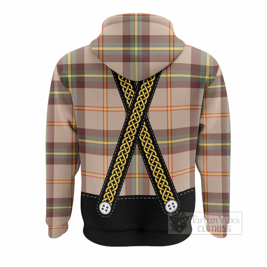 Saskatchewan Tartan Lederhosen Costume Hoodie Scotland Celtic Knot Motif