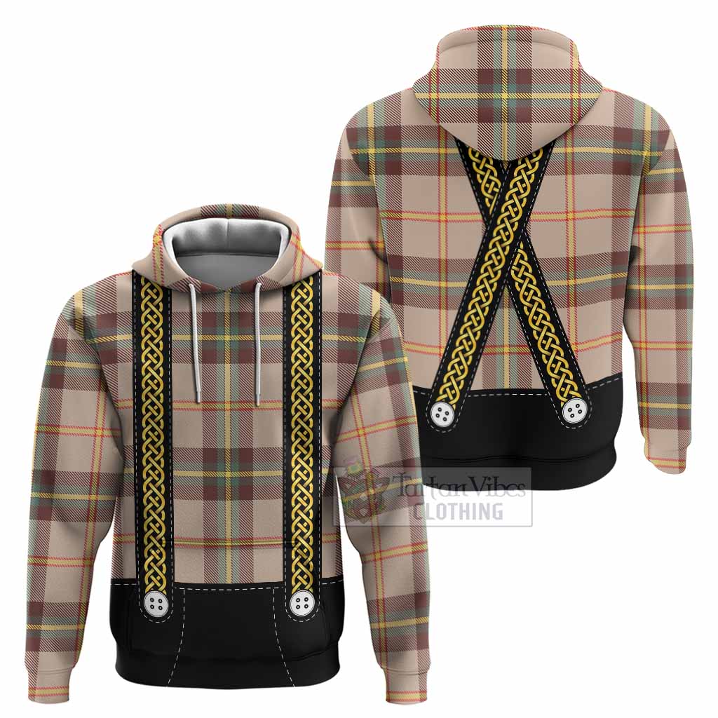 Saskatchewan Tartan Lederhosen Costume Hoodie Scotland Celtic Knot Motif