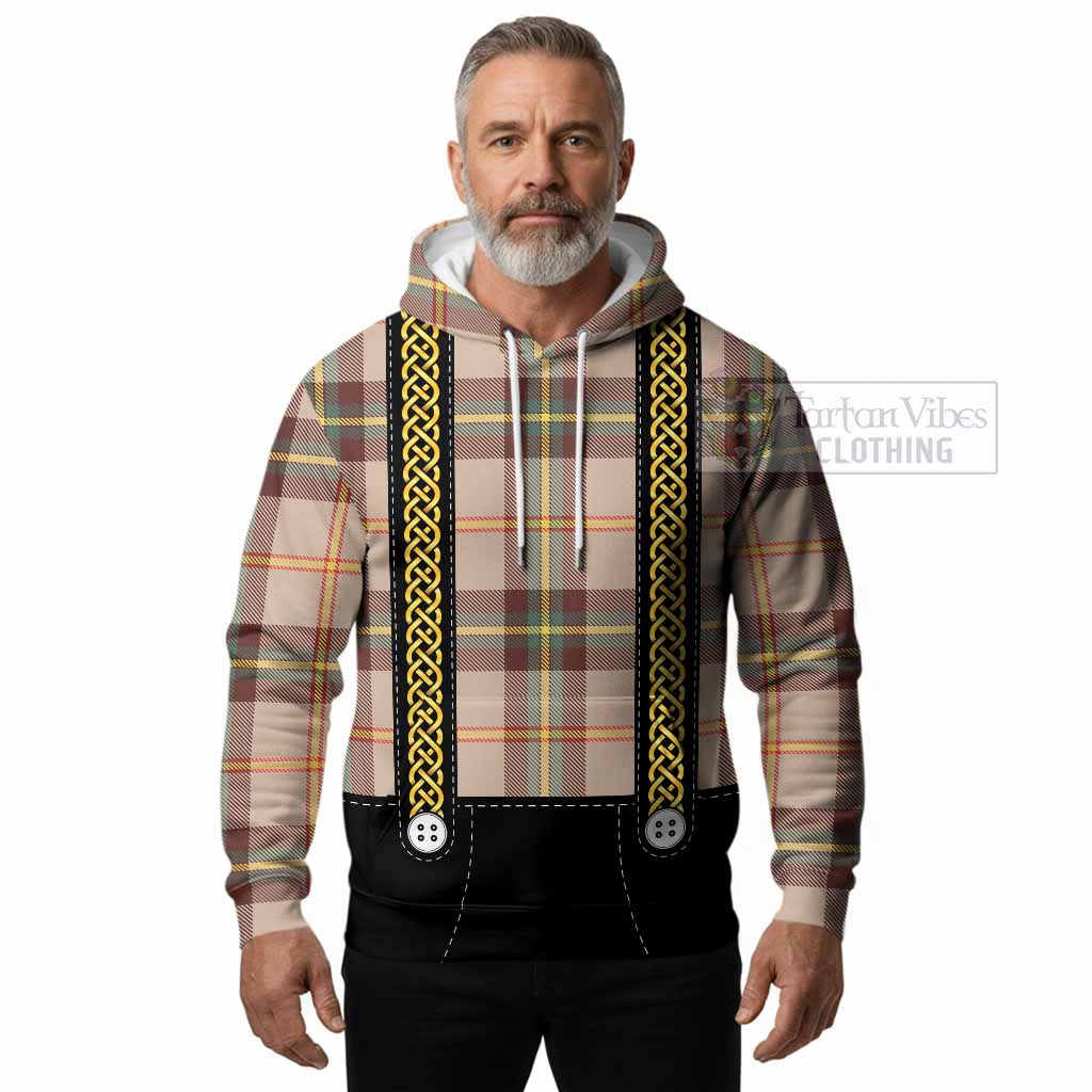 Saskatchewan Tartan Lederhosen Costume Hoodie Scotland Celtic Knot Motif