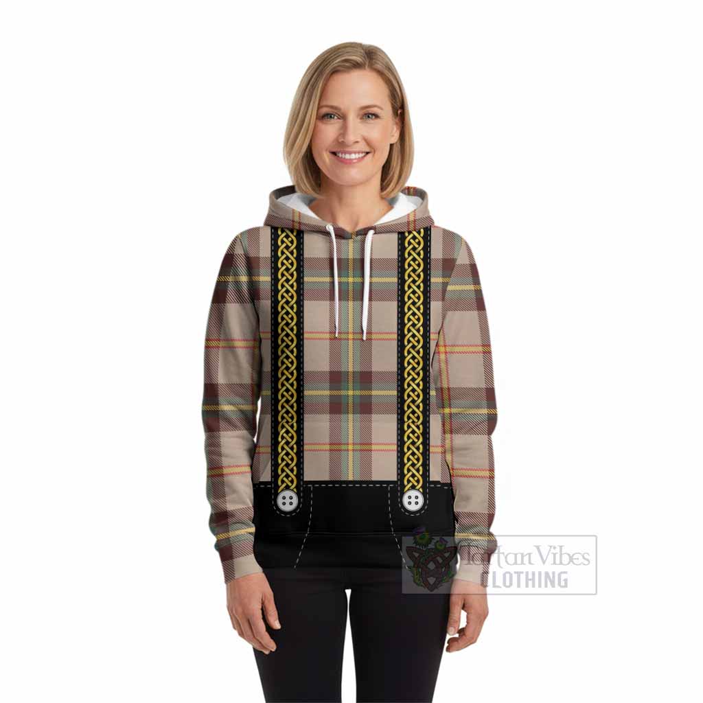 Saskatchewan Tartan Lederhosen Costume Hoodie Scotland Celtic Knot Motif
