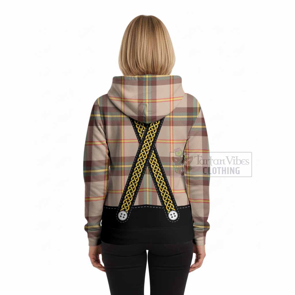 Saskatchewan Tartan Lederhosen Costume Hoodie Scotland Celtic Knot Motif