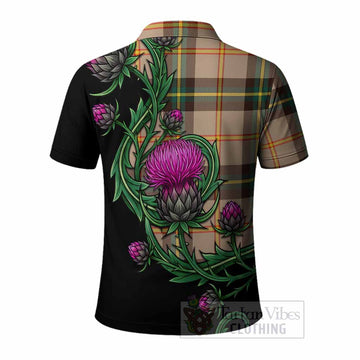 Saskatchewan Tartan Polo Shirt Resilient Scottish Thistle