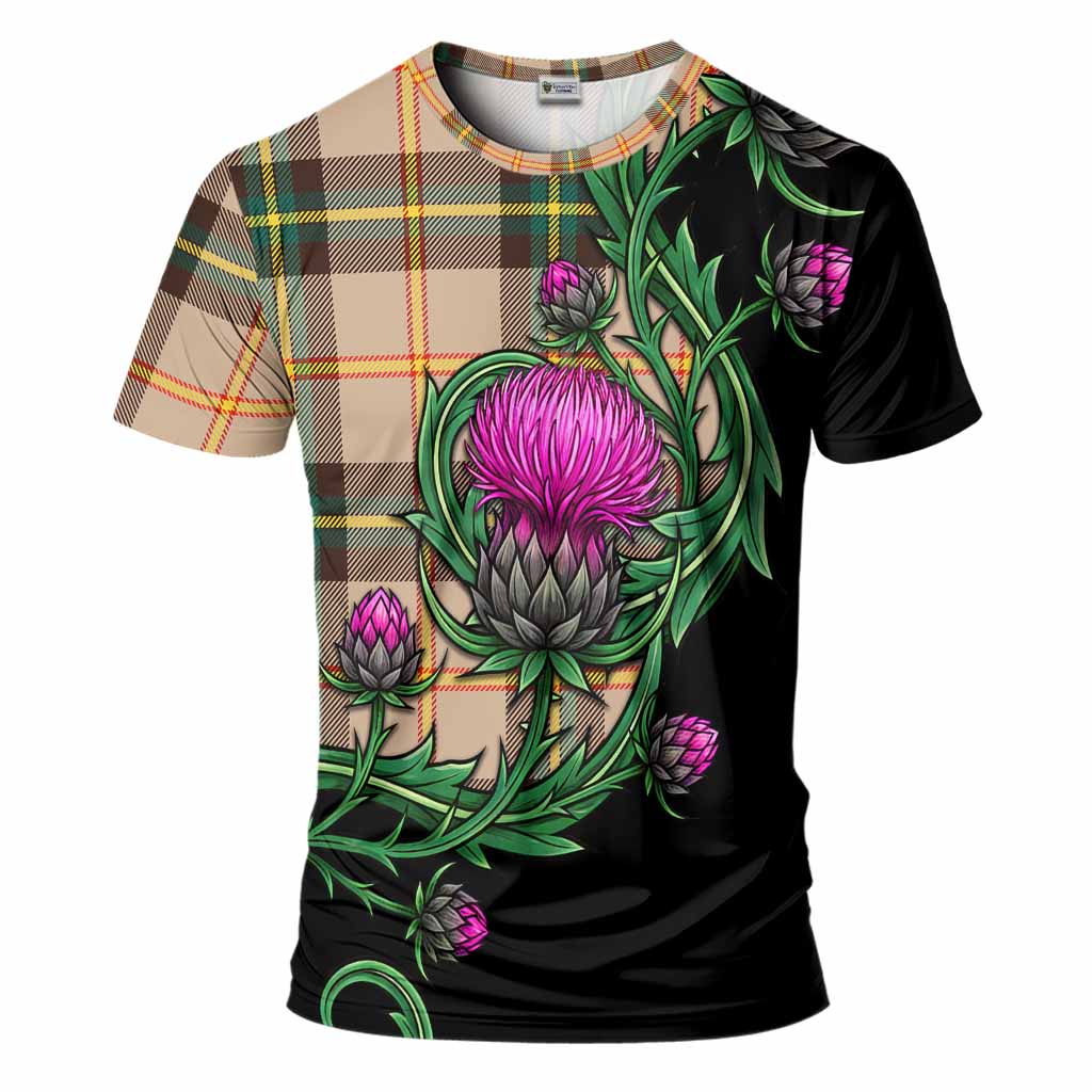 Saskatchewan Tartan T-Shirt Resilient Scottish Thistle