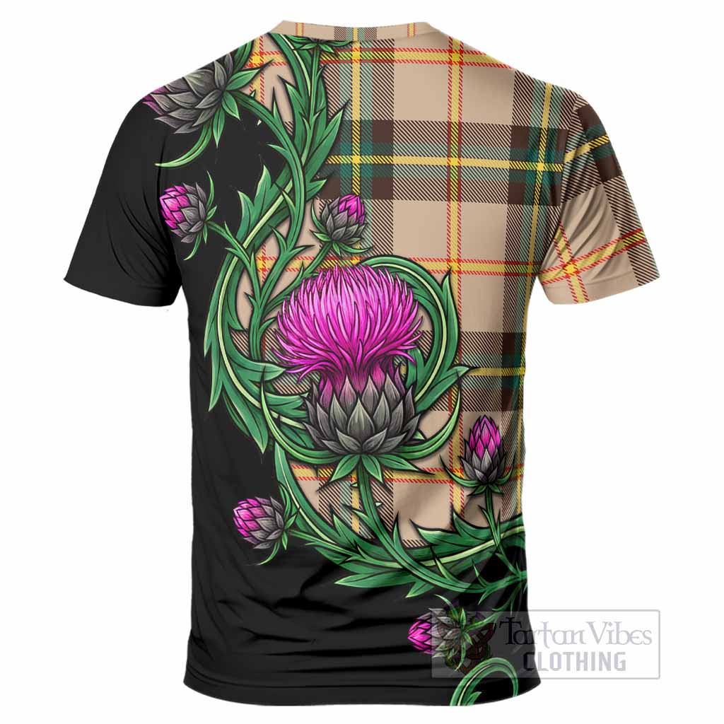 Saskatchewan Tartan T-Shirt Resilient Scottish Thistle