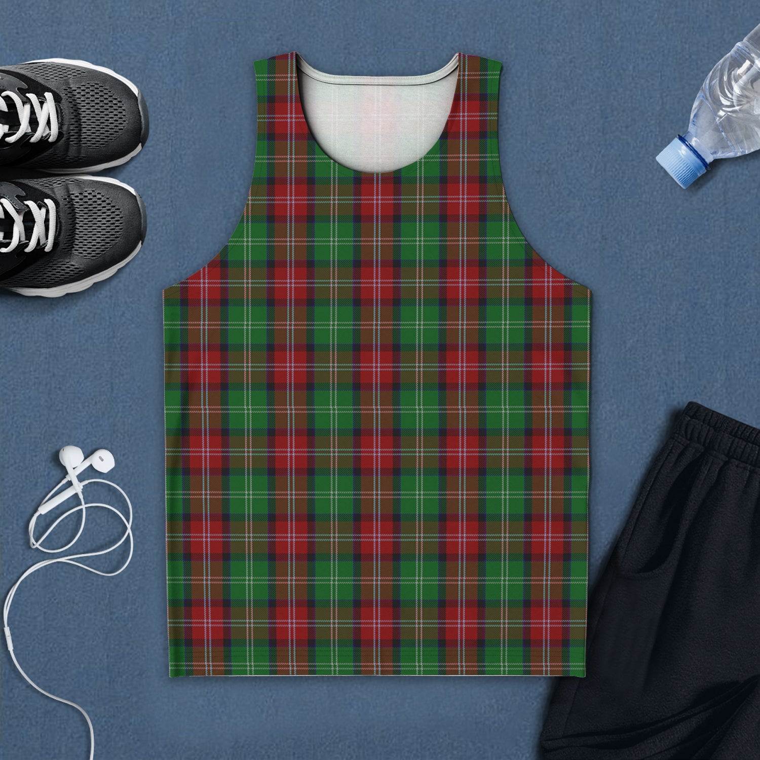 Sawyer Tartan Mens Tank Top 5XL - Tartan Vibes Clothing