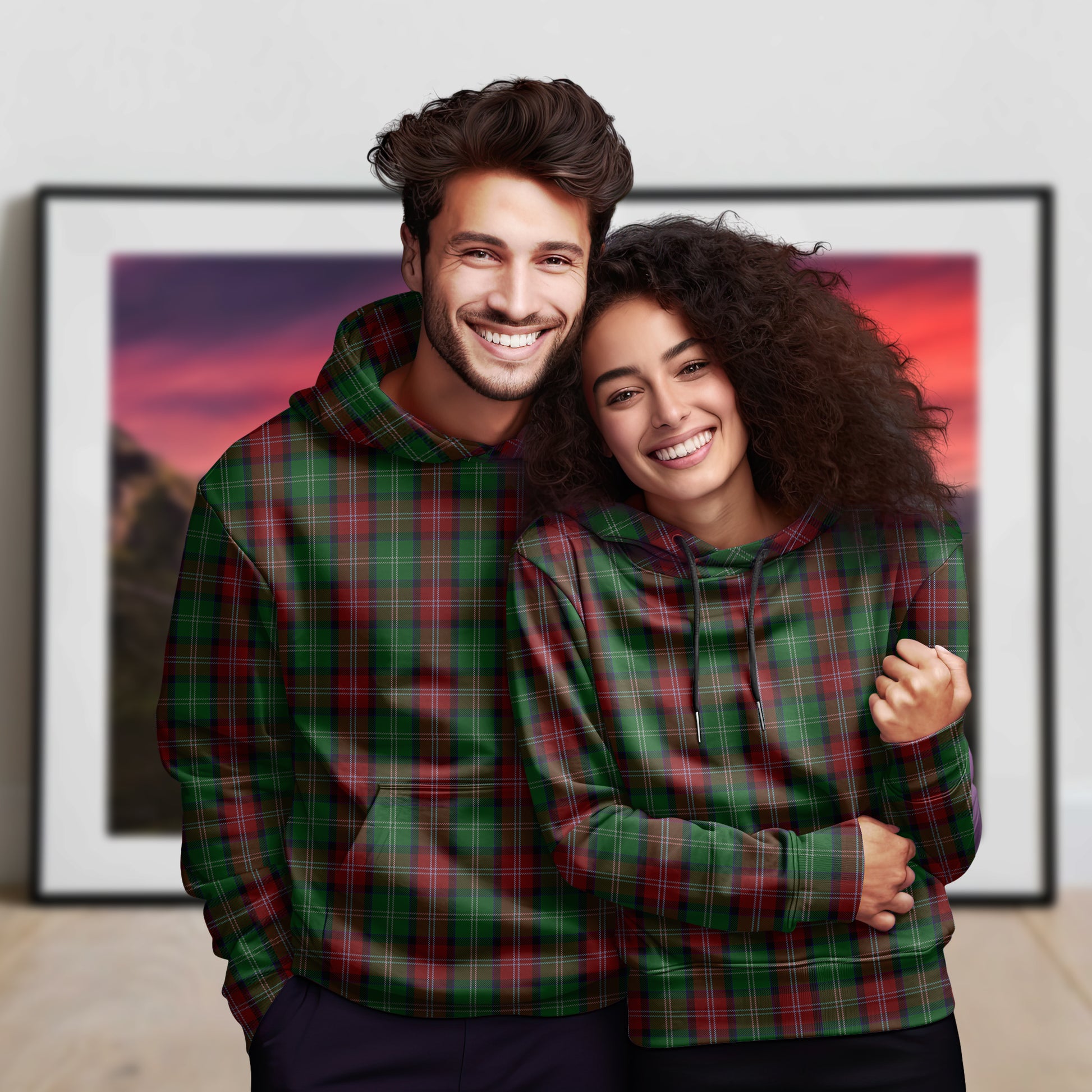 Sawyer Tartan Hoodie Zip Hoodie - Tartan Vibes Clothing
