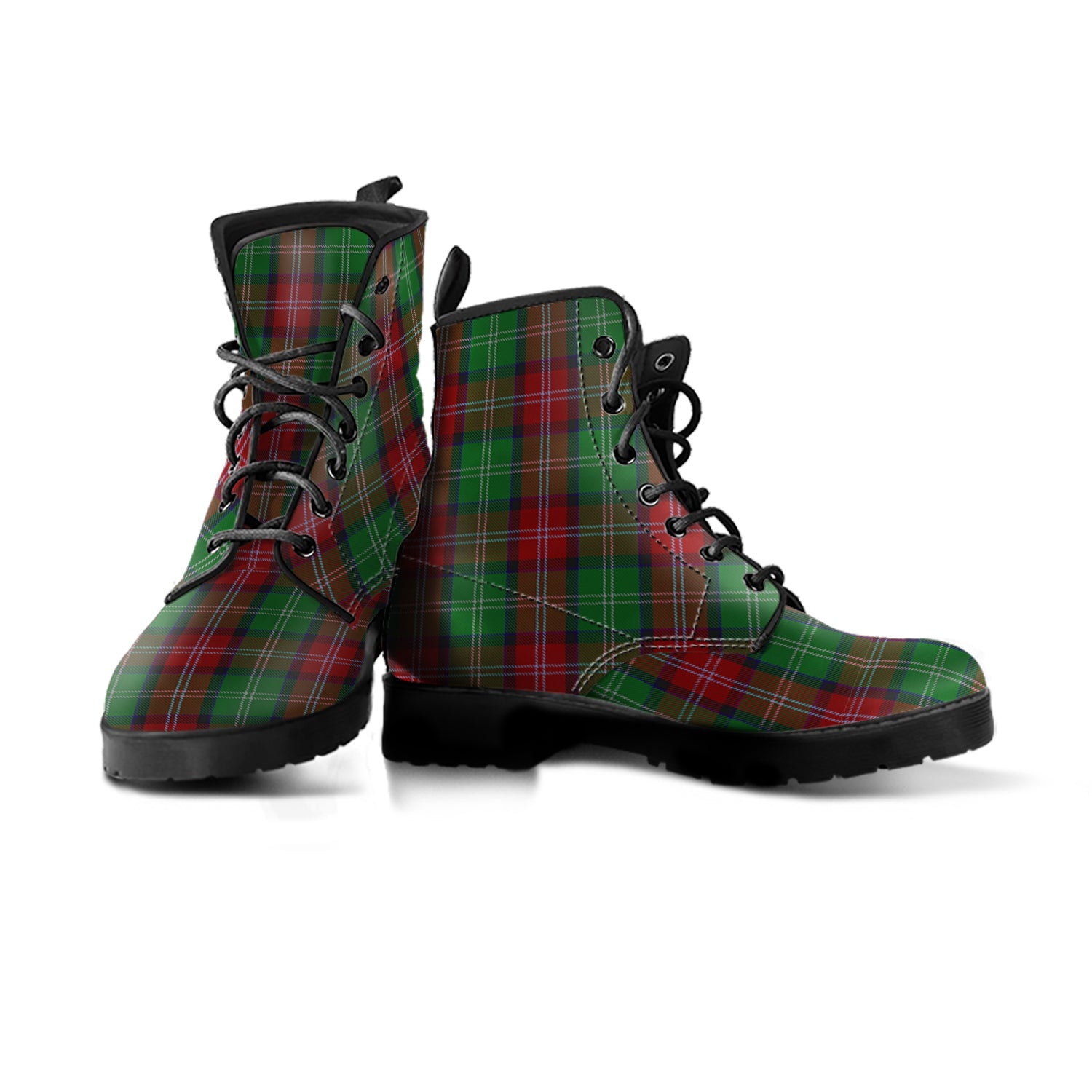 Sawyer Tartan Leather Boots Men' Boots - Tartan Vibes Clothing