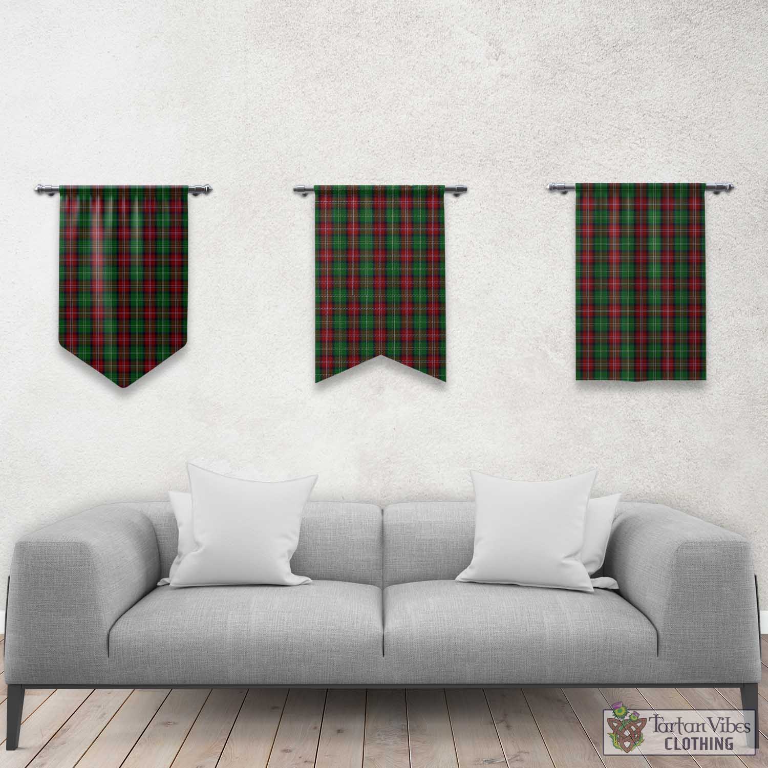 Sawyer Tartan Gonfalon, Tartan Banner Rectangle - Tartan Vibes Clothing