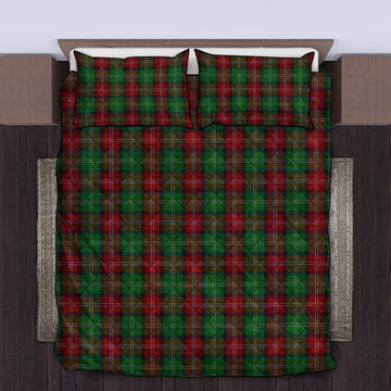 Sawyer Tartan Quilt Bed Set King - Tartan Vibes Clothing
