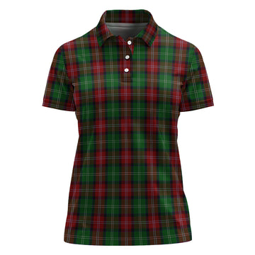 Sawyer Tartan Polo Shirt For Women - Tartan Vibes Clothing