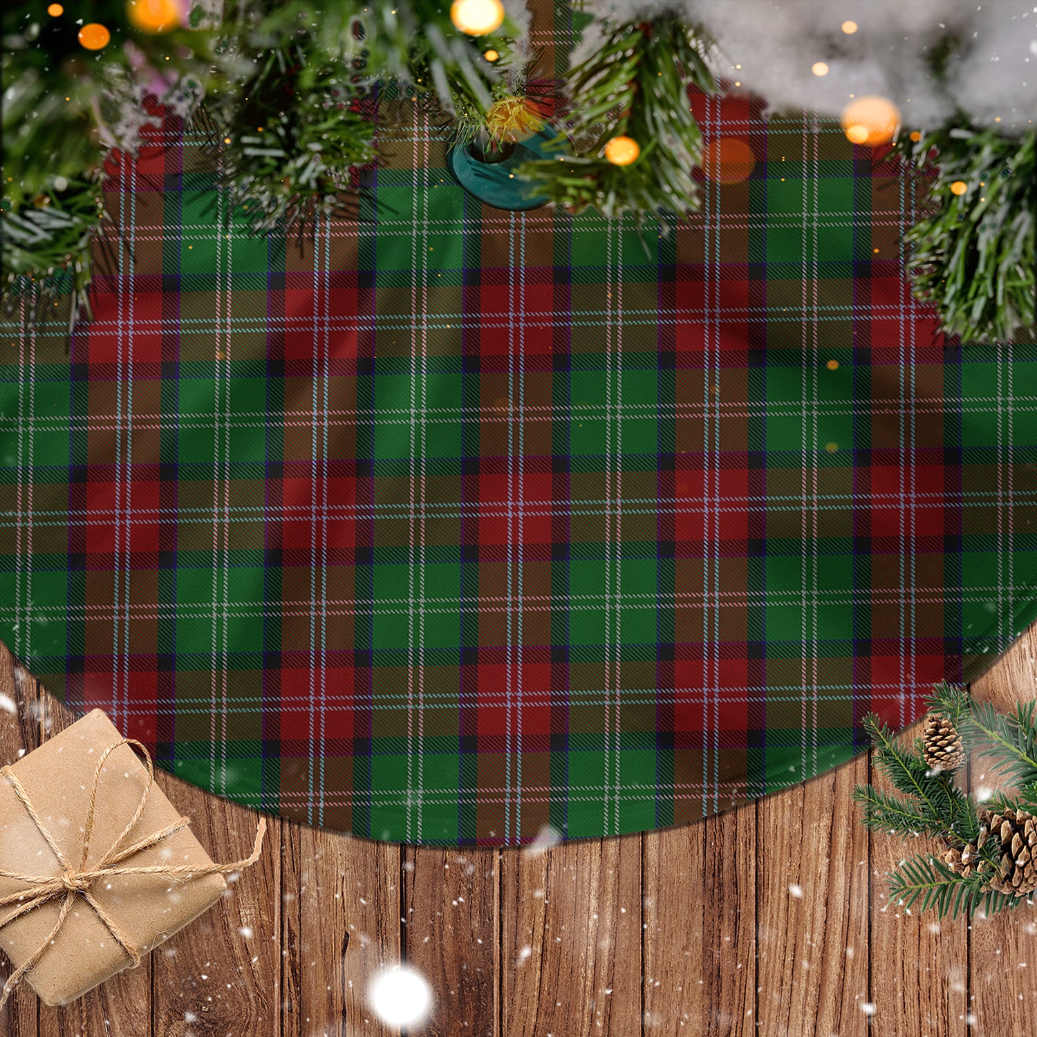 Sawyer Tartan Christmas Tree Skirt - Tartan Vibes Clothing