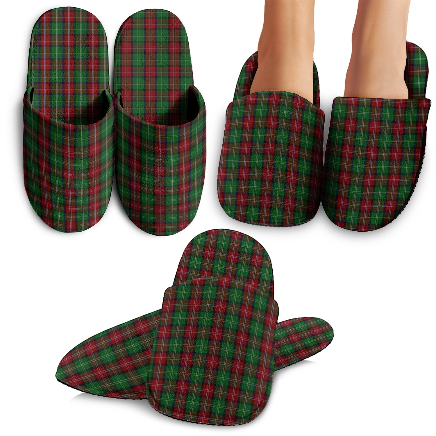 Sawyer Tartan Home Slippers - Tartan Vibes Clothing