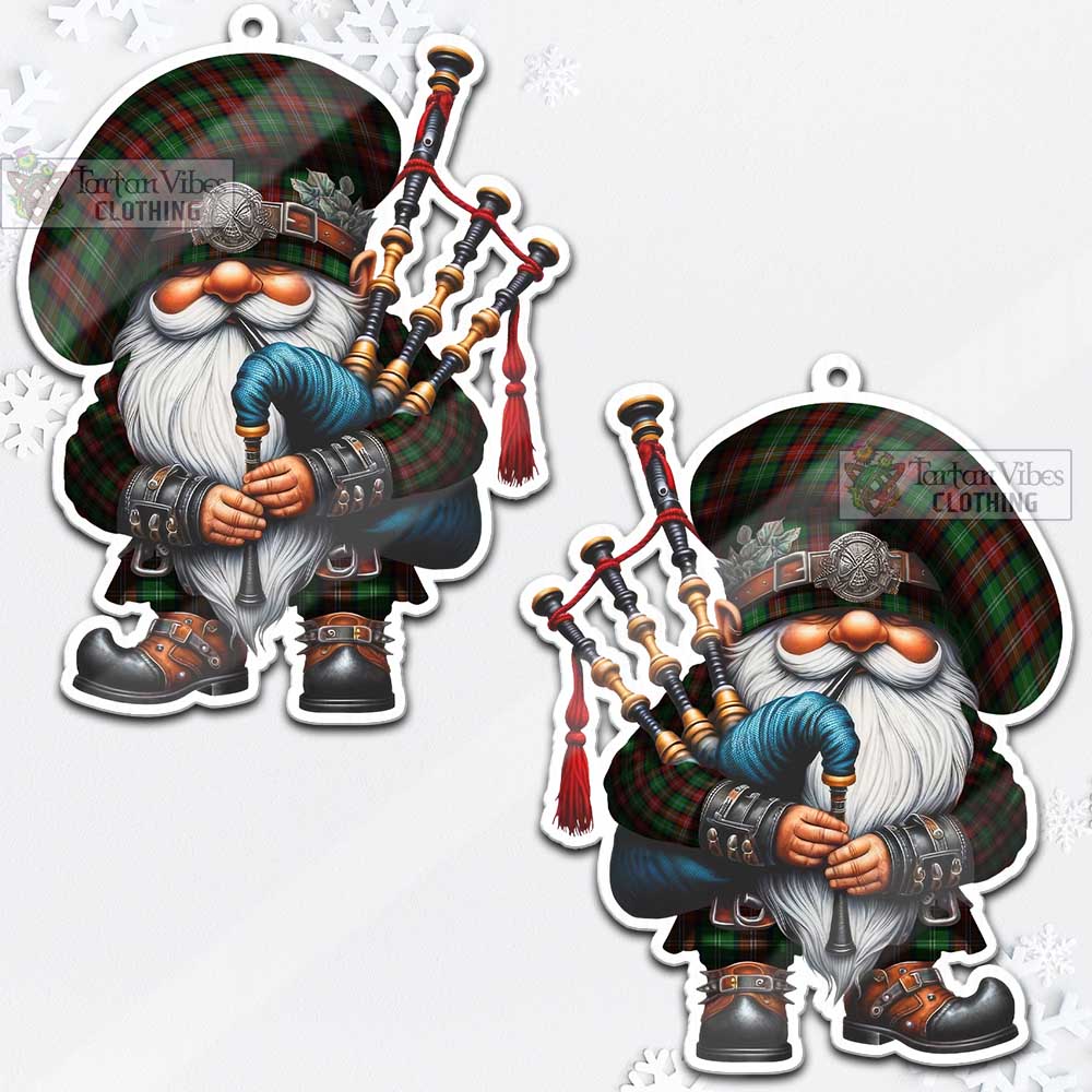 Sawyer Tartan Bagpiper Gnome Christmas Ornament - Tartan Vibes Clothing