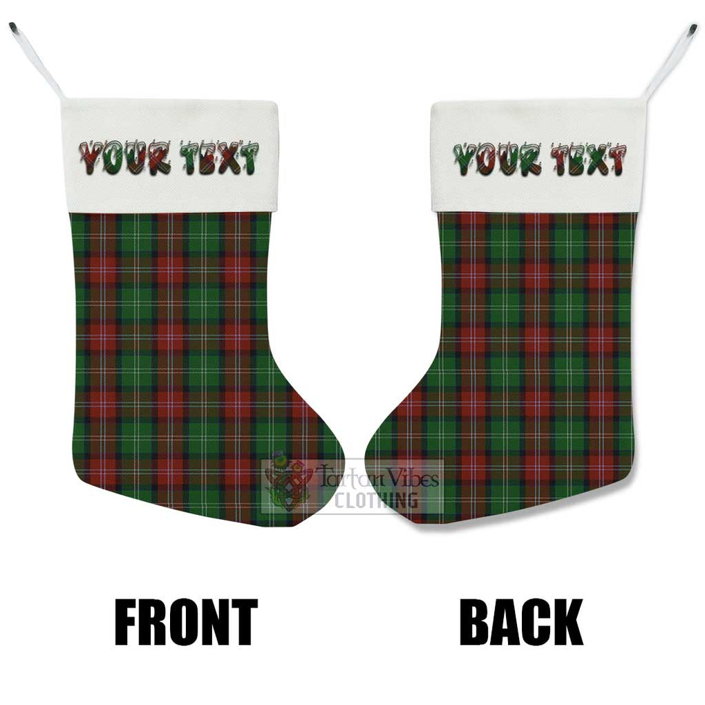 Sawyer Tartan Christmas Stocking with Personalized Text - Tartan Vibes Clothing