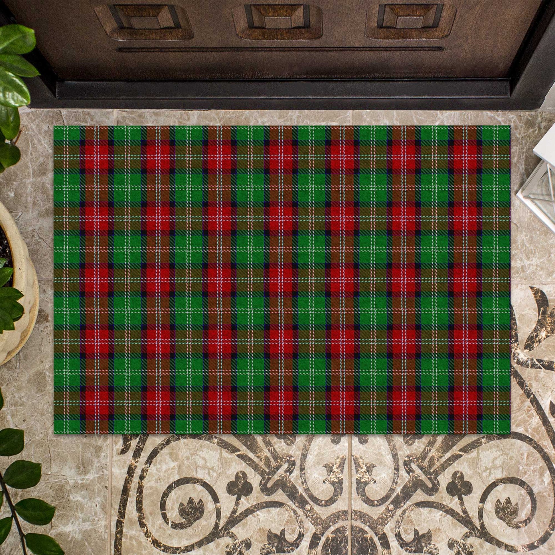 Sawyer Tartan Rubber Doormat - Tartan Vibes Clothing