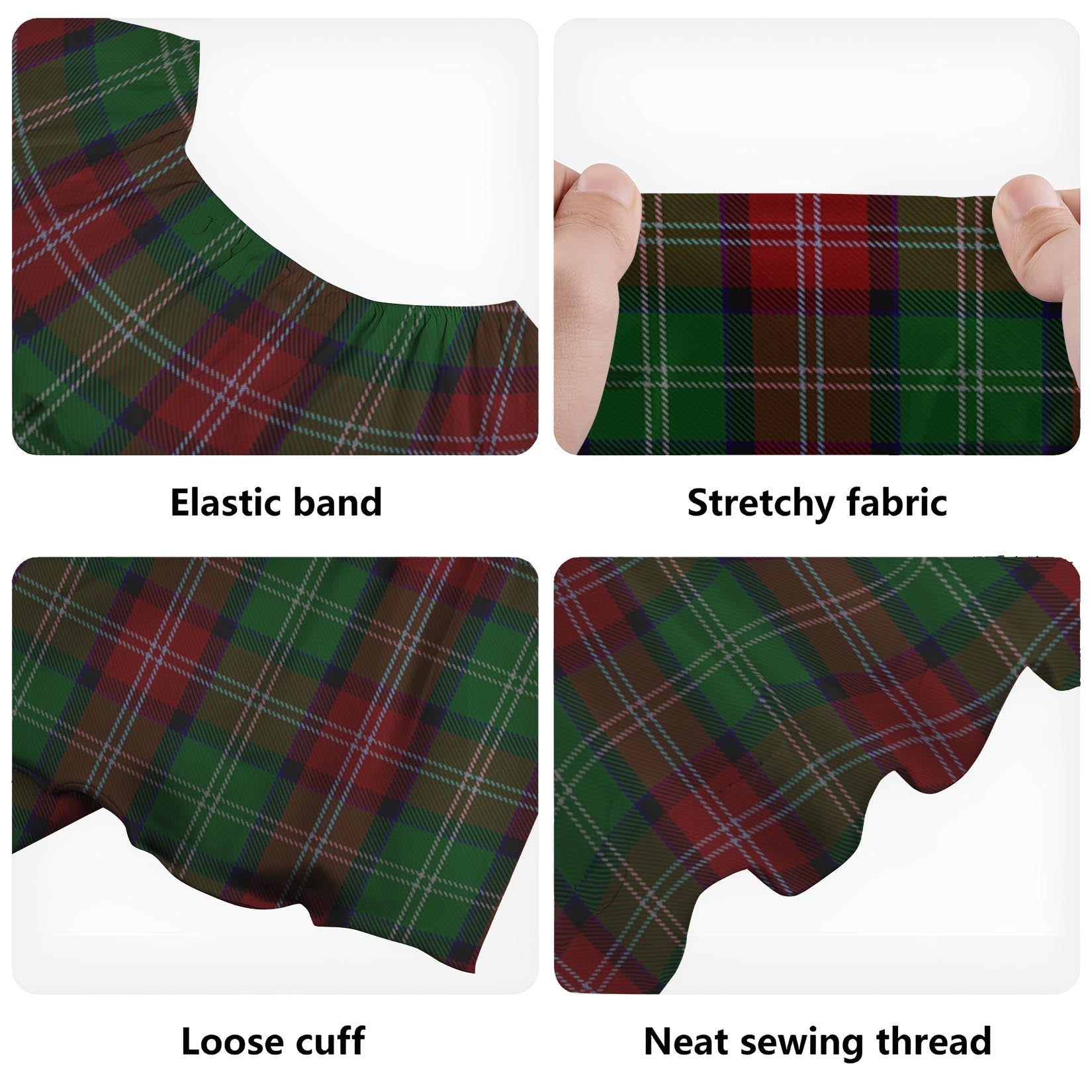 Sawyer Tartan Off Shoulder Long Dress - Tartan Vibes Clothing