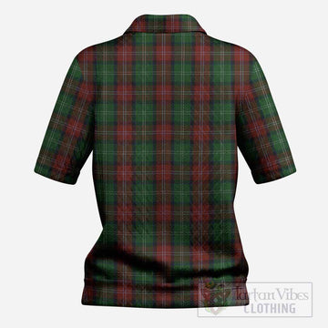 Sawyer Tartan Women’s Polo Sweater Top