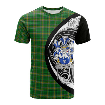 Scanlon Irish Clan Cotton T-shirt Celtic Circle Style Kid's Shirt - Tartan Vibes Clothing