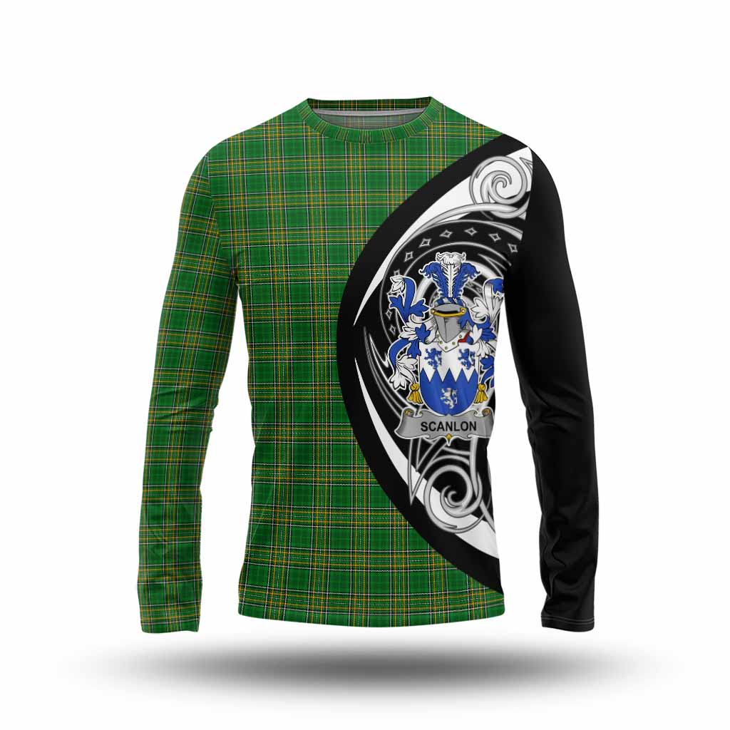 Scanlon Irish Clan Long Sleeve T-Shirt Celtic Circle Style Unisex - Tartan Vibes Clothing
