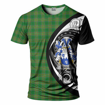 Tartan Vibes Clothing Scanlon Irish Clan T-Shirt Celtic Circle Style