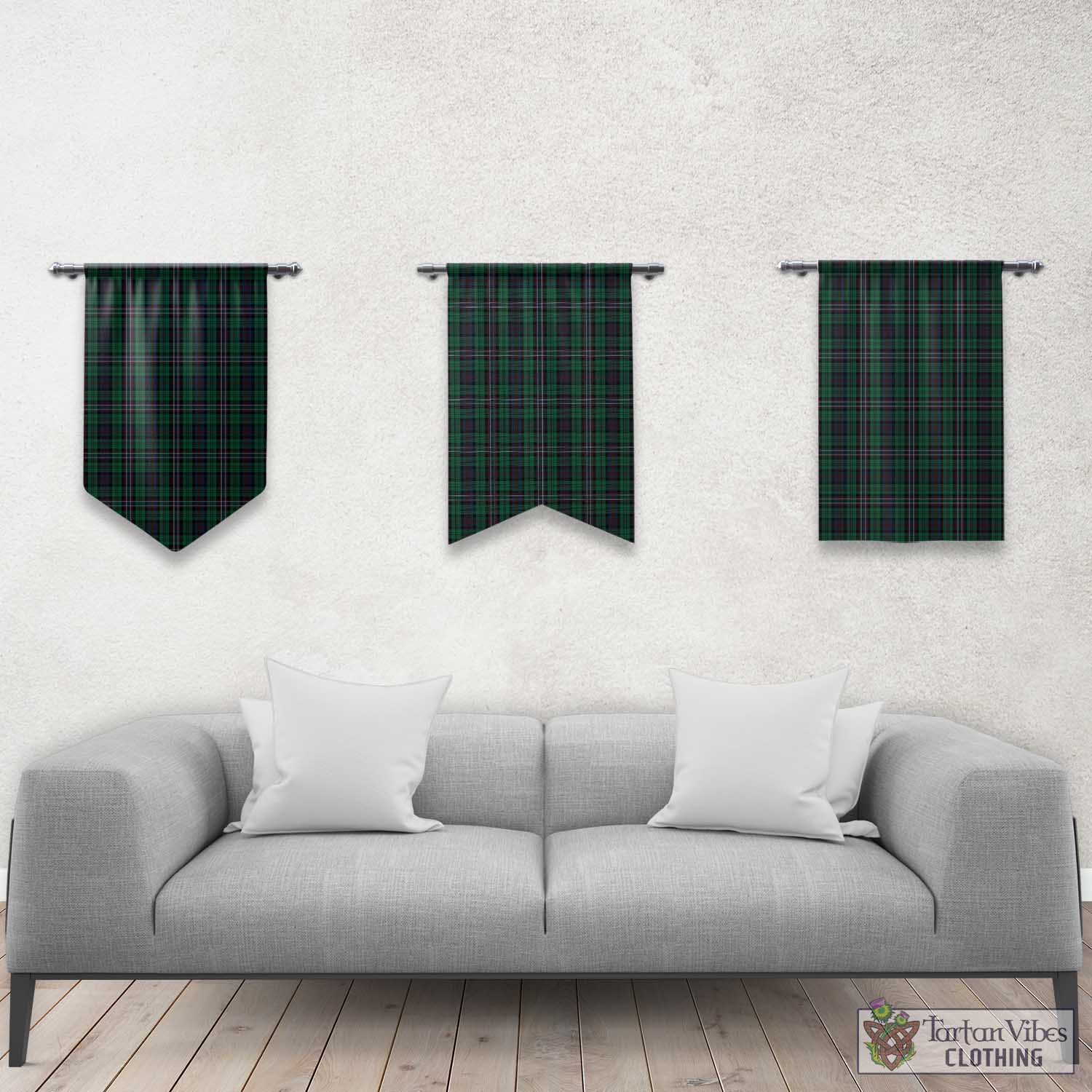 Tartan Vibes Clothing Scotland National Tartan Gonfalon, Tartan Banner