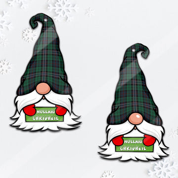 Scotland National Gnome Christmas Ornament with His Tartan Christmas Hat