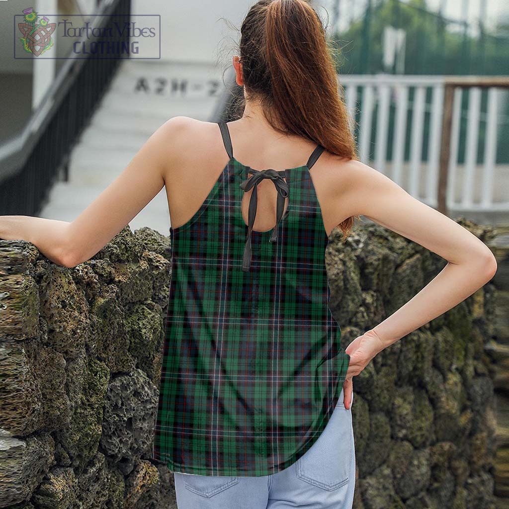 Tartan Vibes Clothing Scotland National Tartan Loose Halter Neck Camisole