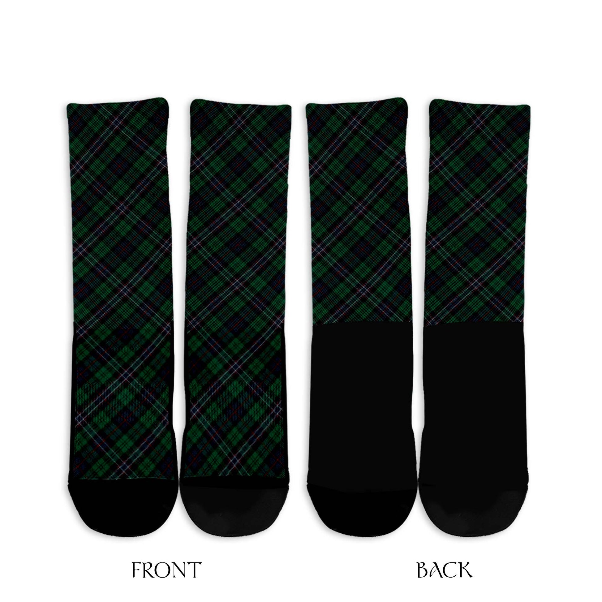 Scotland National Tartan Crew Socks Cross Tartan Style - Tartanvibesclothing