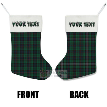 Tartan Vibes Clothing Scotland National Tartan Christmas Stocking with Personalized Text